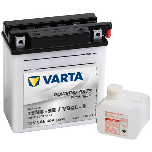 Acumulatoar auto Varta Powersports Freshpack (505 012 003)