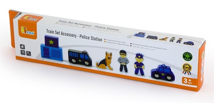 Set jucării Viga Train Set Accessory - Police Station (50814)