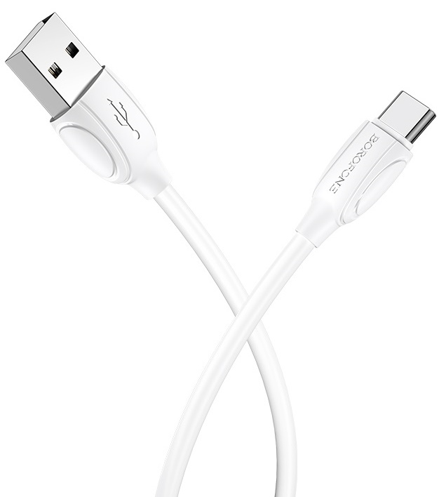 USB Кабель Borofone BX19 Benefit Type C 1M White
