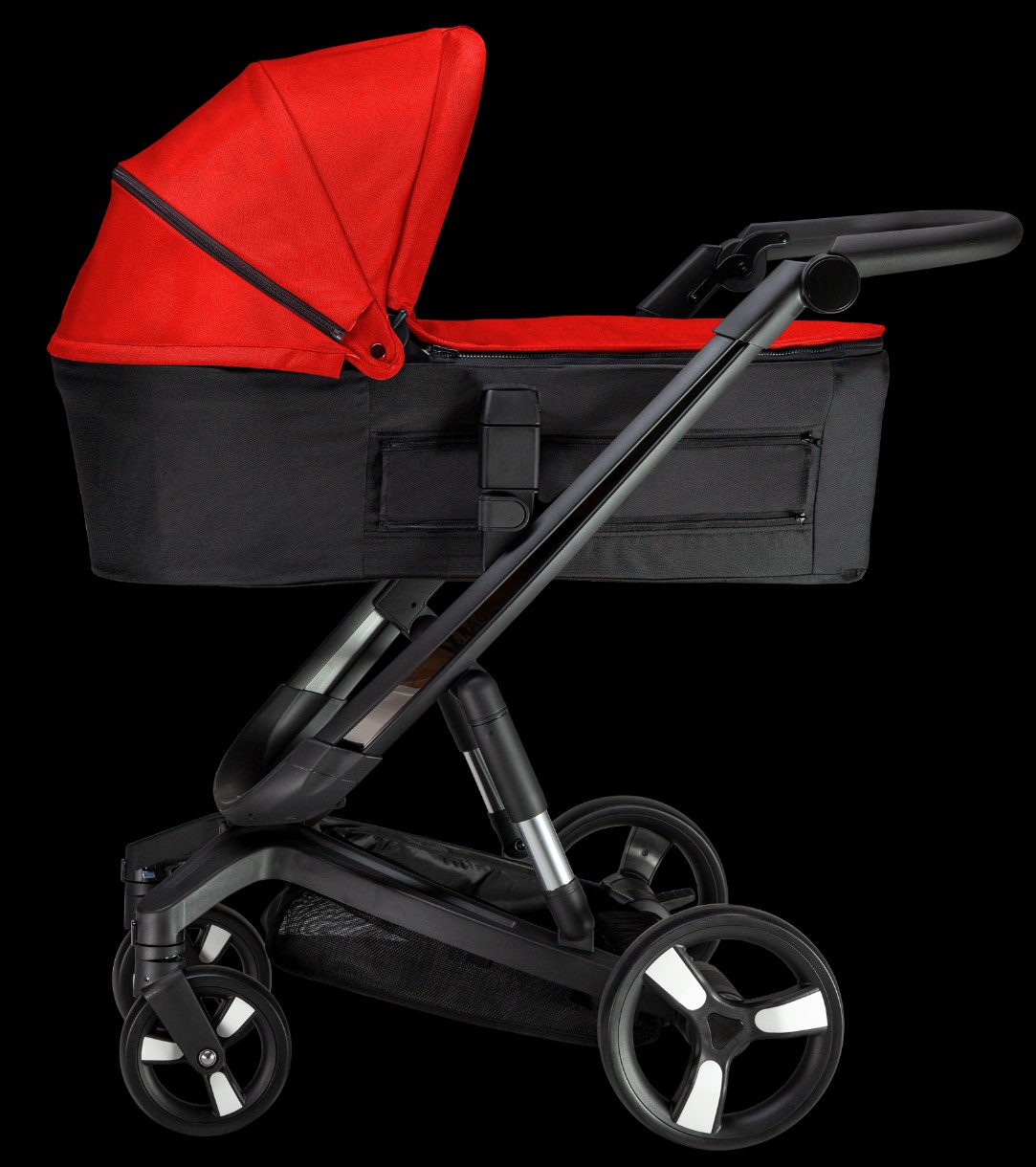 Коляска Bebumi Space Black Eco 2in1 Red