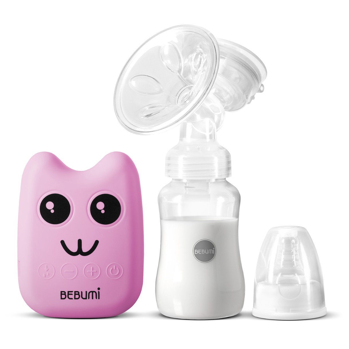 Pompa manuală pentru sân Bebumi BS Eco Cat Pink