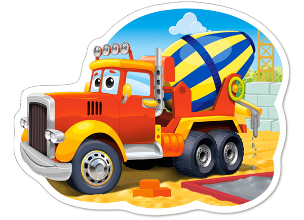 Puzzle Castorland 4in1 Construction Vehicles (B-043040)