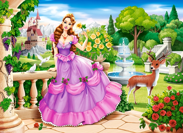 Puzzle Castorland 100 Princess in the Koyal Garden (B-111091)