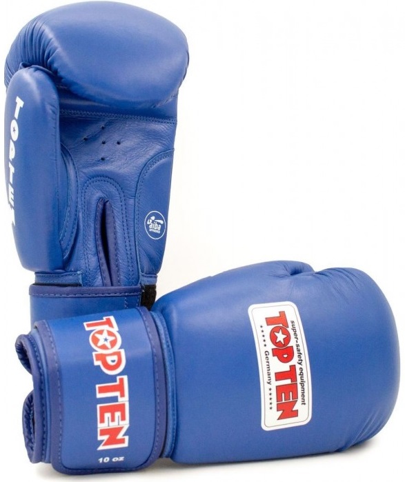 Перчатки для бокса Top Ten Aiba 2010 Blue