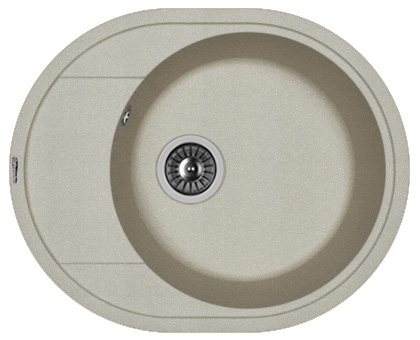 Chiuvetă de bucătărie Florentina Rodos 580 Gray (20.240.B0580.305)