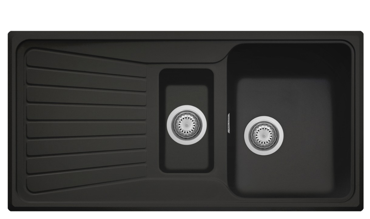 Chiuvetă de bucătărie Plados Spazio SP0991 UG70 Black Matt