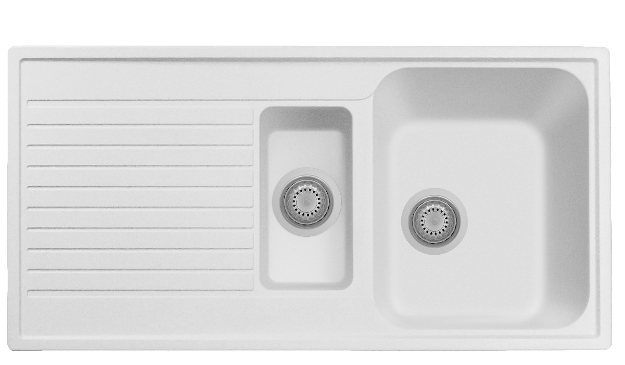 Chiuvetă de bucătărie Plados Atlantic PL0991 UG58 Milk White