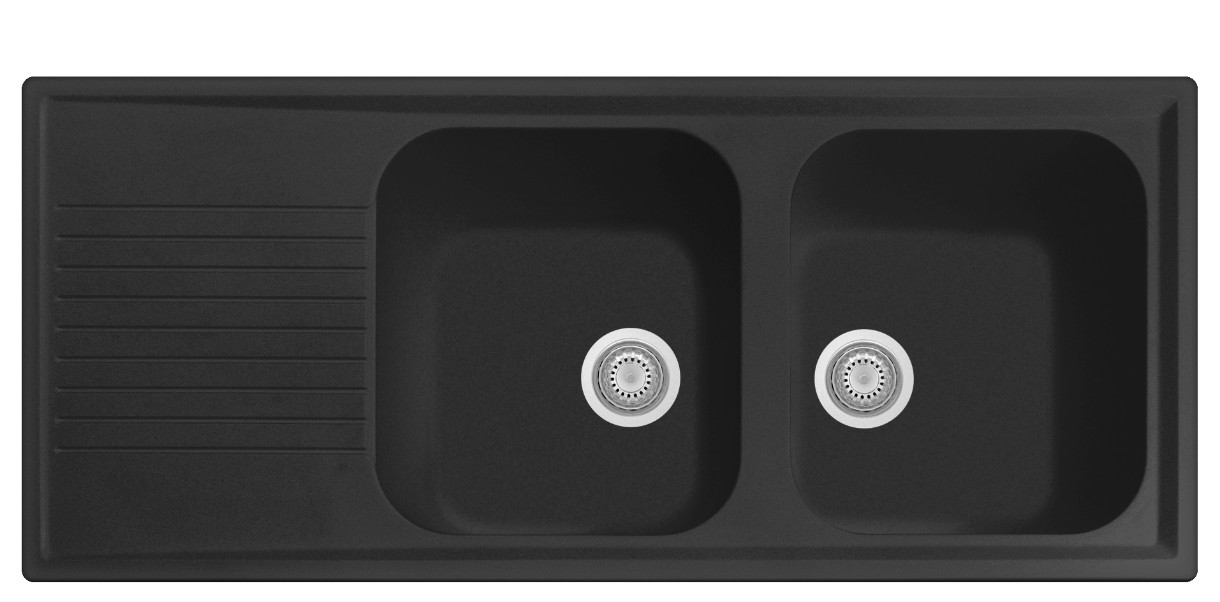 Кухонная мойка Plados Atlantic PL1162 UG70 Black Matt