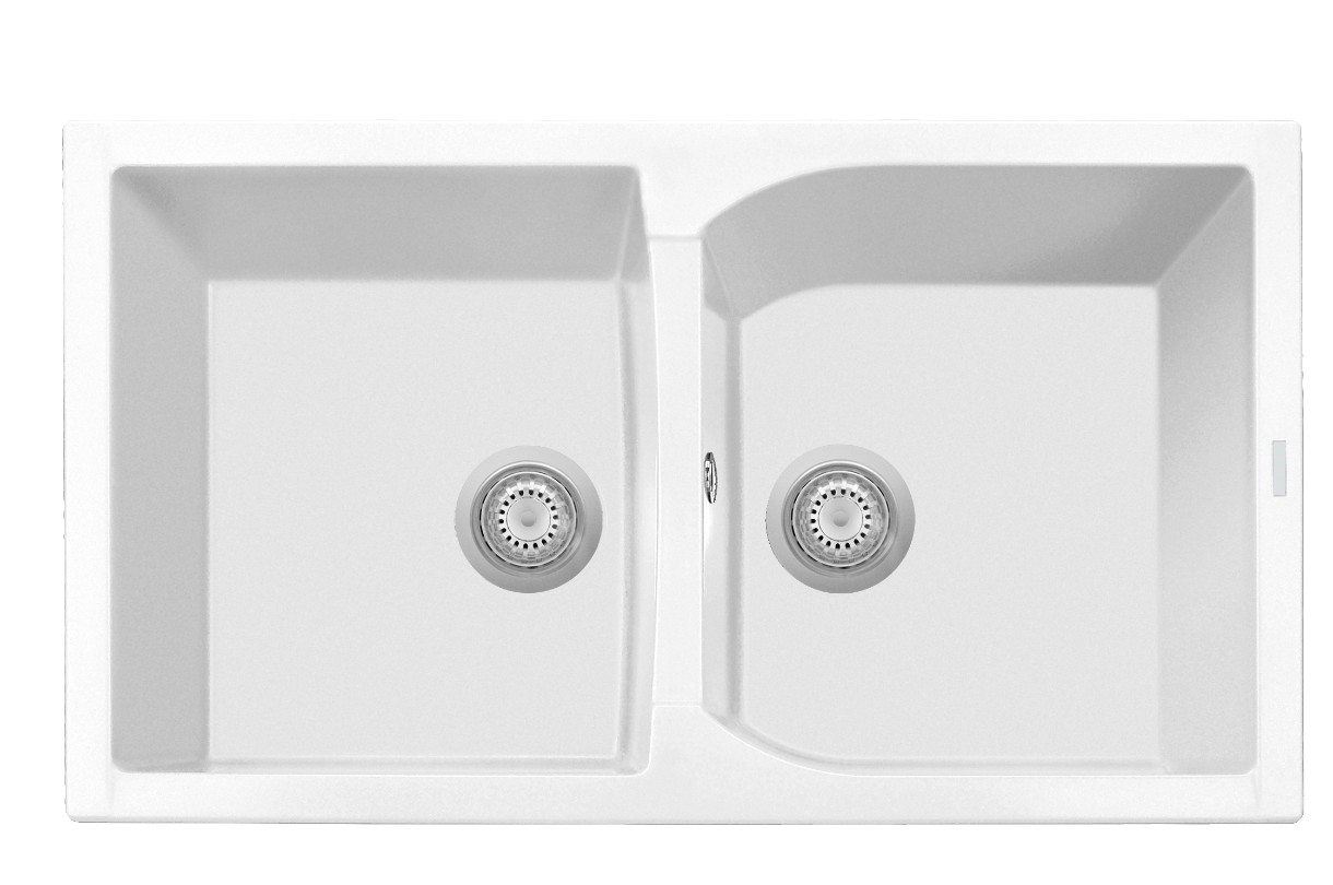 Chiuvetă de bucătărie Plados Corax CX0862 UG58 Milk White