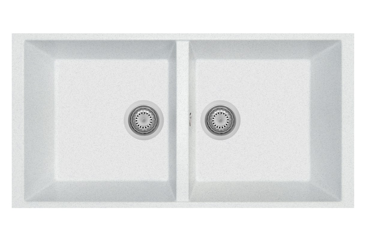 Chiuvetă de bucătărie Plados Elegance AM8620ST UG90 Opal White