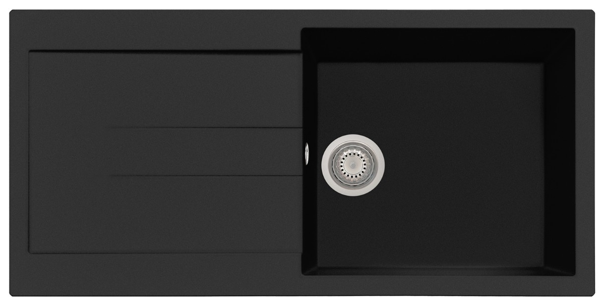 Кухонная мойка Plados Elegance AM9910 UG70 Black Matt
