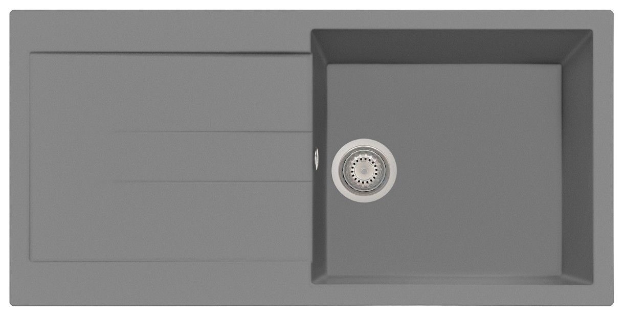 Chiuvetă de bucătărie Plados Elegance AM9910 UM42 Titanium