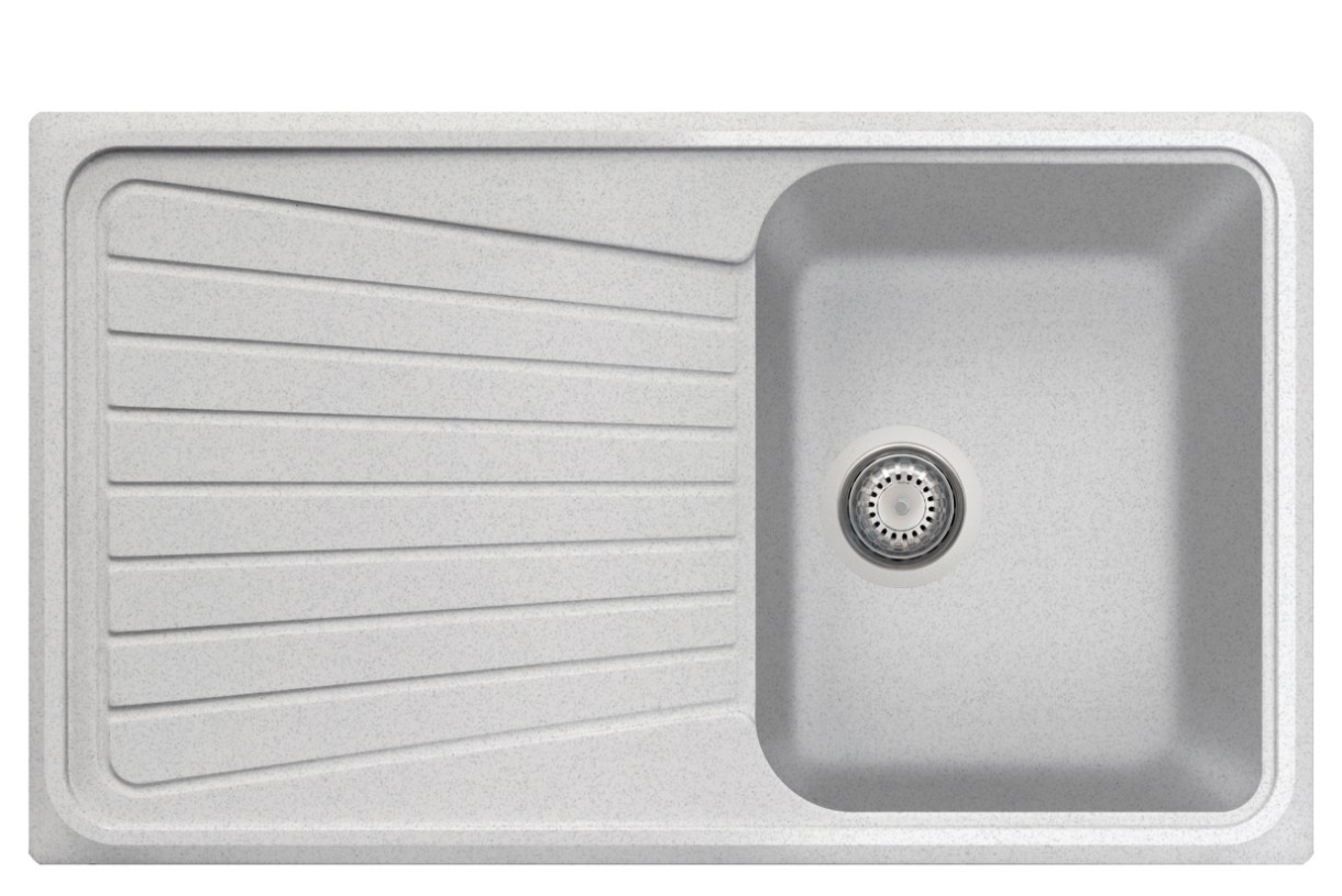 Кухонная мойка Plados Spazio SP0861 UG90 Opal White
