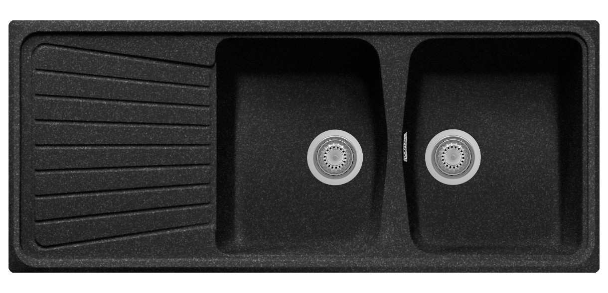Chiuvetă de bucătărie Plados Spazio SP1162 UG95 Ebony Black