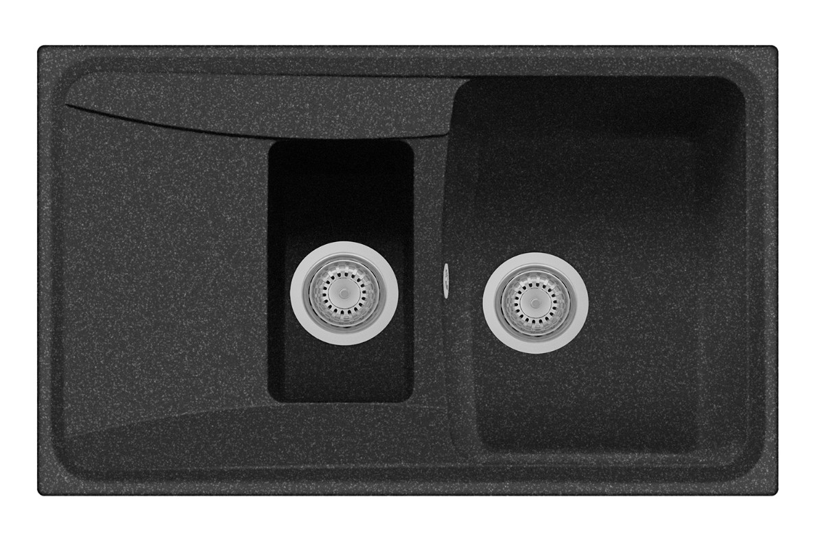 Chiuvetă de bucătărie Plados Roxana HR0791 UG95 Ebony Black
