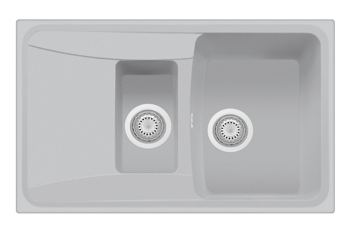 Chiuvetă de bucătărie Plados Roxana HR0791 UM41 Aluminium