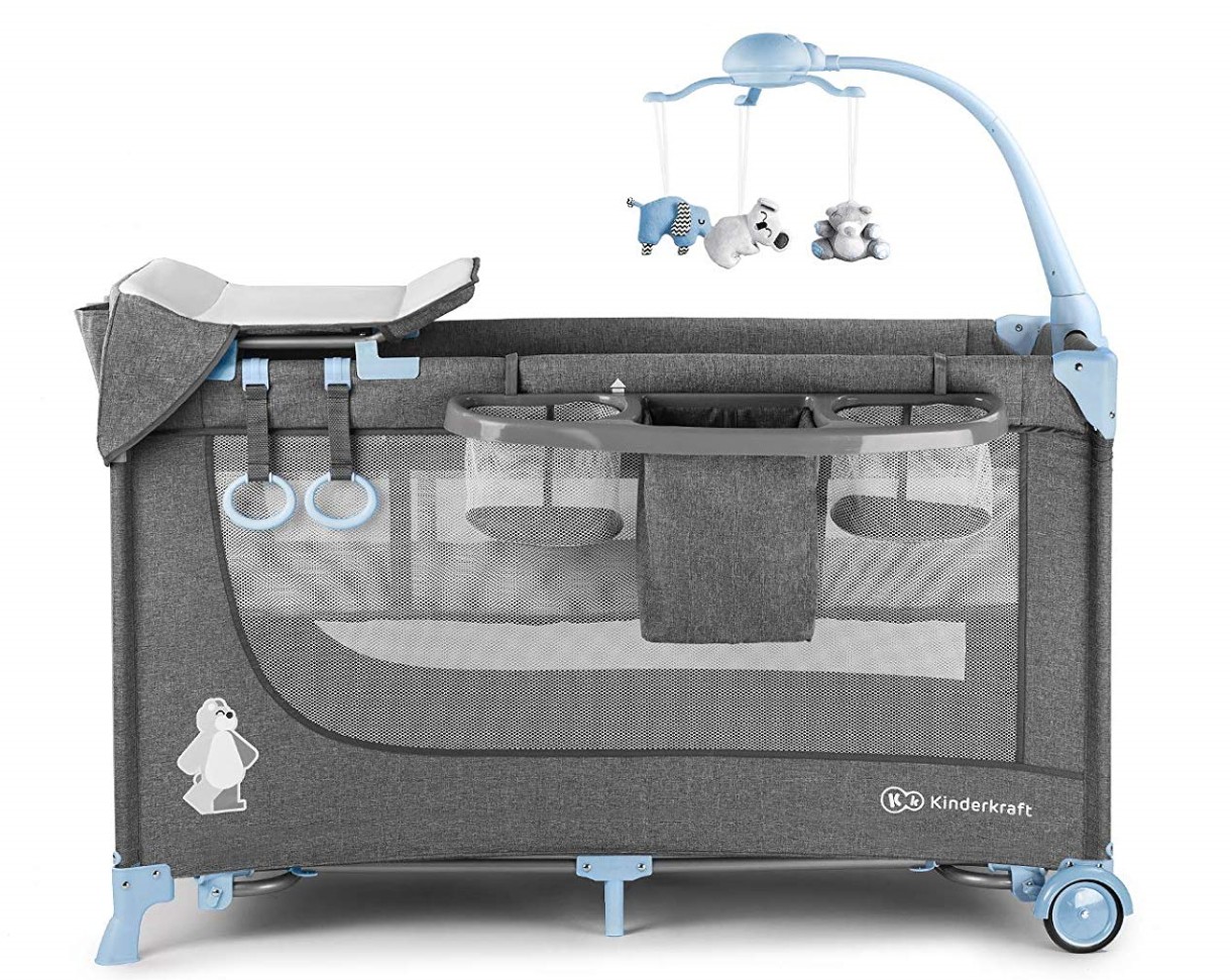 Pătuț pliabil Kinderkraft Joy Blue (KKLJOYBLU000AC)