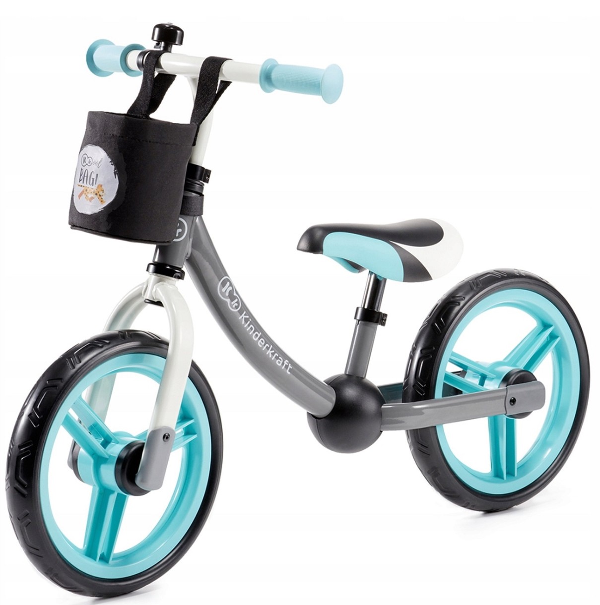 Bicicleta fără pedale Kinderkraft 2Way Next Turqoise