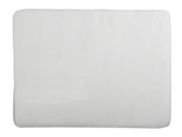 Коврик для ванной MSV Memory 50x70cm White (40396)