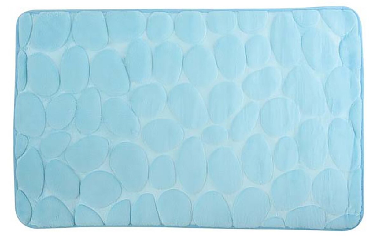 Коврик для ванной MSV Pebble 50x80 Light Blue (41077)