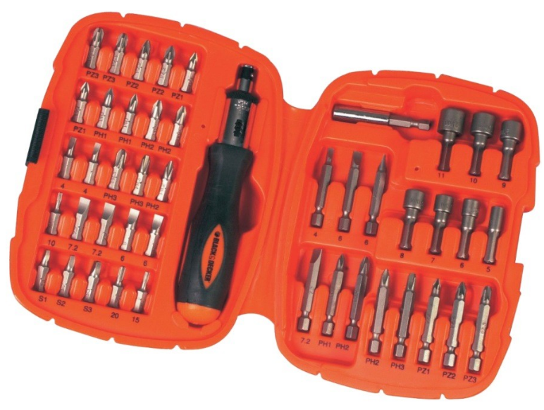 Набор головок/бит Black&Decker A7039