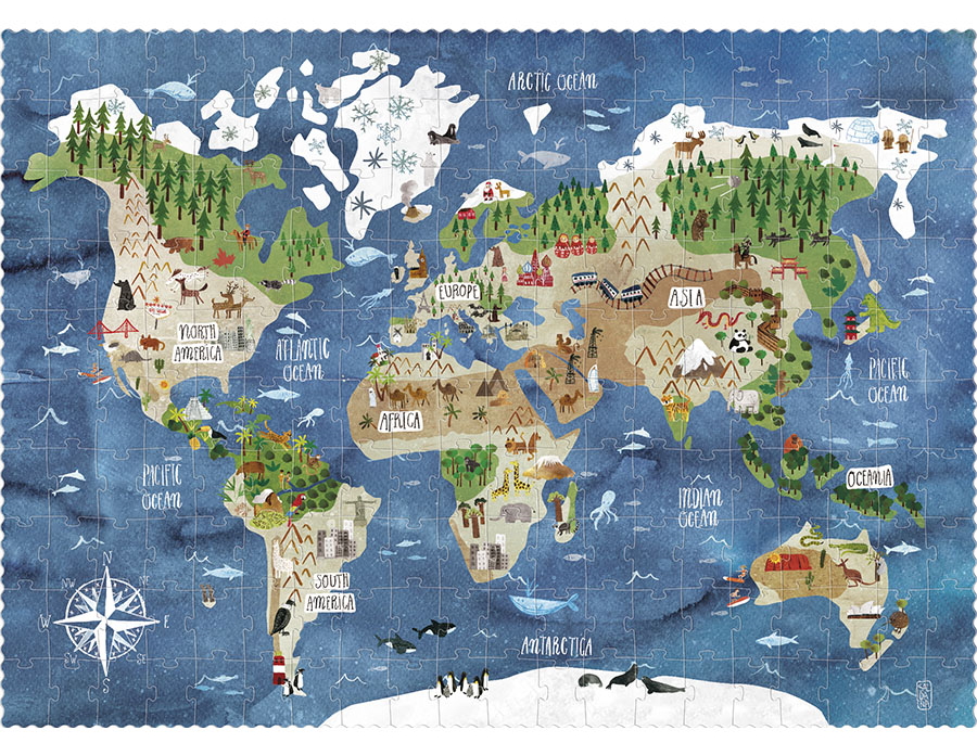 Puzzle Londji 200 Discover the World (PZ392)