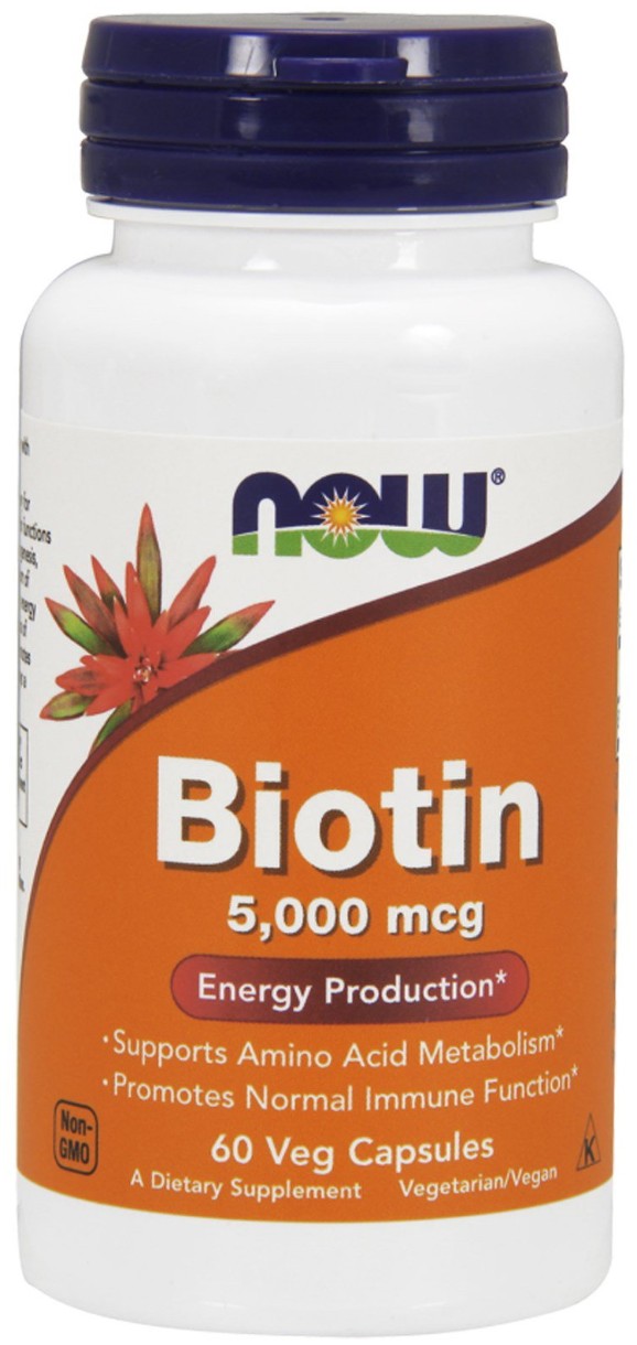 Vitamine NOW Biotin 60cap
