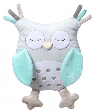 Jucărie de pluș BabyOno Owl Sofia Mint/Pink (0441)