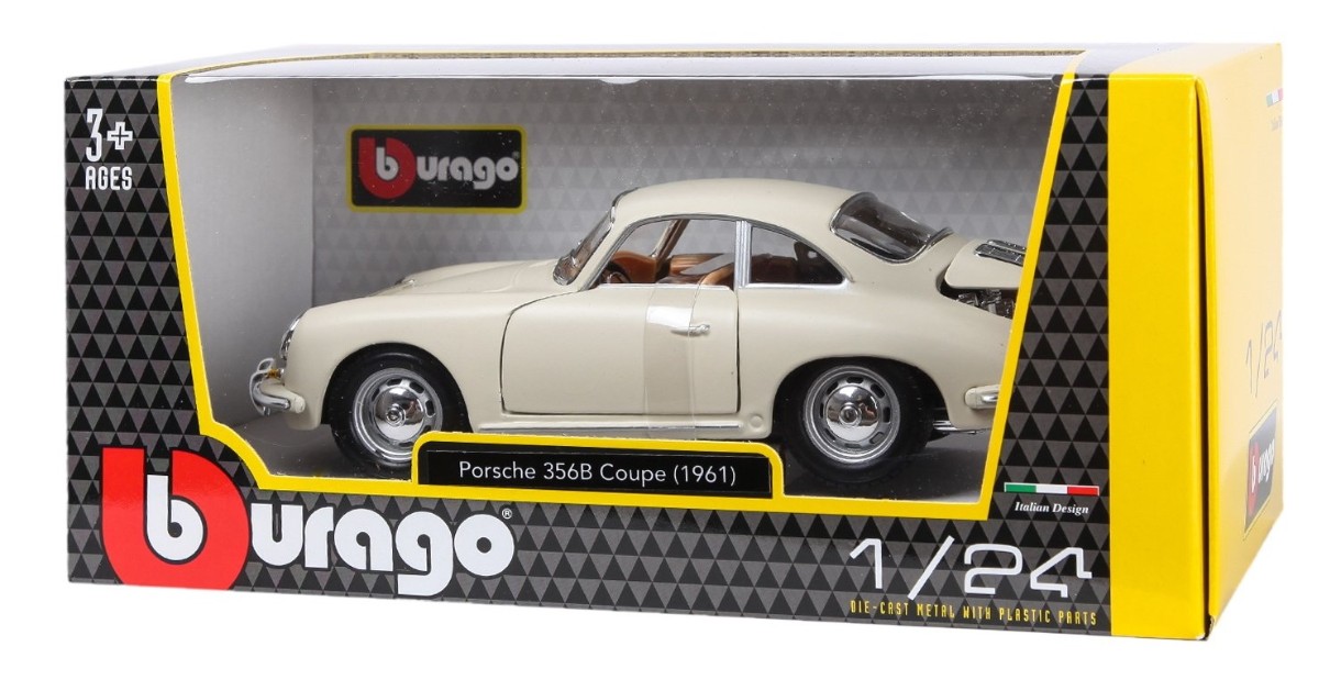 Машина Bburago 1:24 Porsche 356B (1961) (18-22079)  