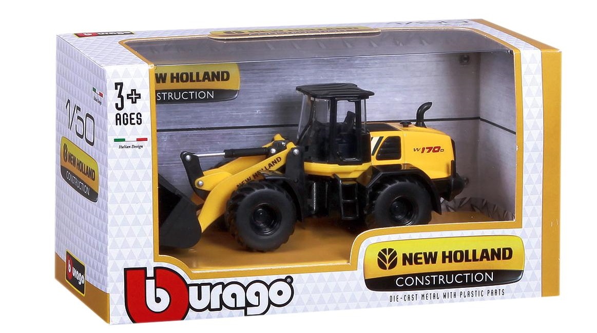 Трактор Bburago Holland W170D (18-32083) 