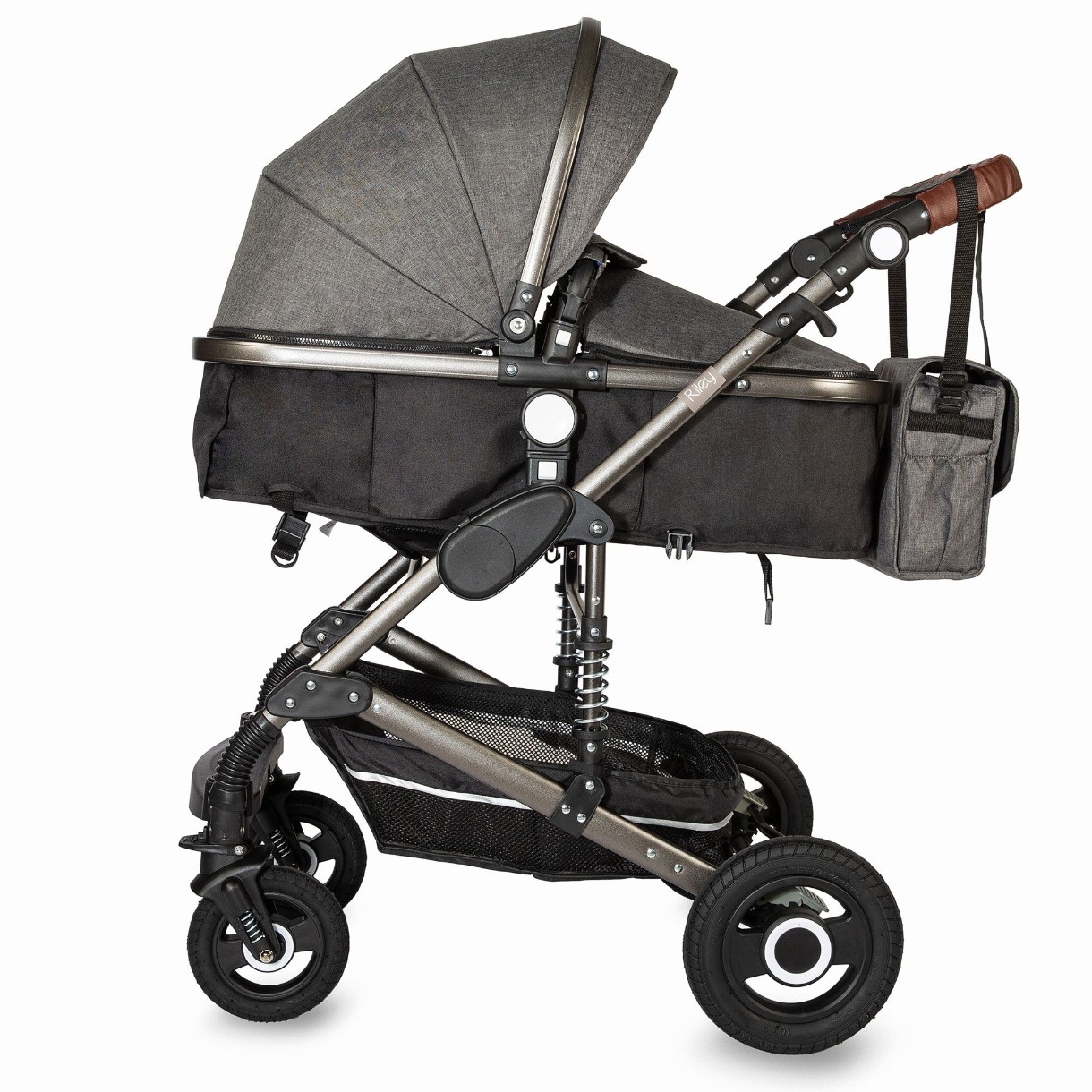 Коляска Coccolle Hapi Riley 3 in 1 Grey