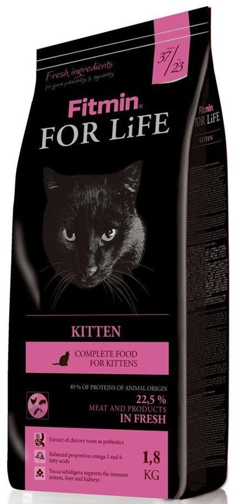 Сухой корм для кошек Fitmin For Life Kitten 1.8kg