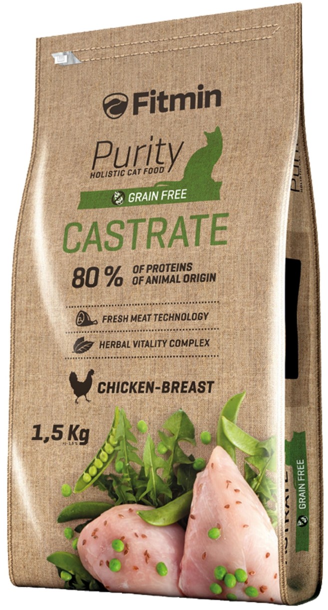 Сухой корм для кошек Fitmin Purity Castrate 1.5kg