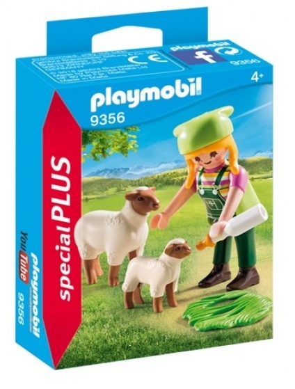 Фигурка героя Playmobil Special Plus: Farmer with Sheep (PM9356)