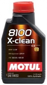 Моторное масло Motul 8100 X-Clean 5W-30 1L
