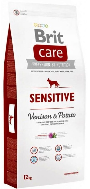 Hrană uscată pentru câini Brit Sensitive Venison Potato 12kg