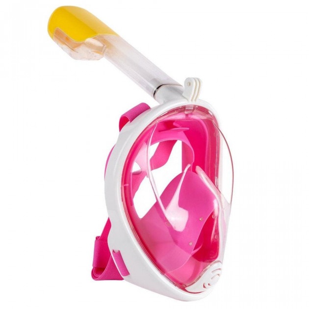 Маска для ныряния Aqua S/M White/Pink M2068G