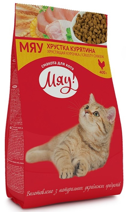 Сухой корм для кошек Мяу Adult Chicken 11kg