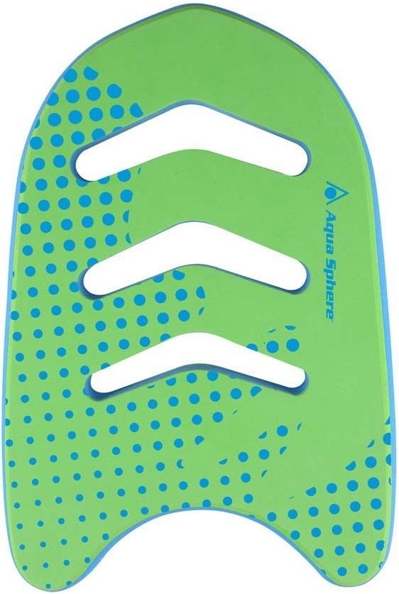Placă monobloc de înot Aqua Sphere Kickboard JR ST136111 Green/Blue