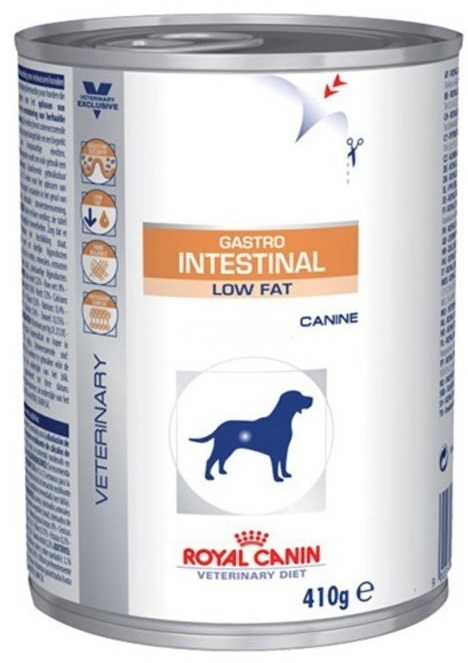 Влажный корм для собак Royal Canin Gastrointestinal Low Fat 410g