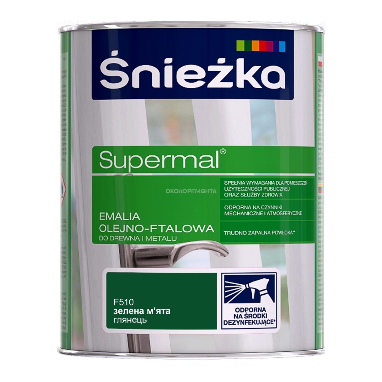 Эмаль Sniezka Supermal F510 0.8L