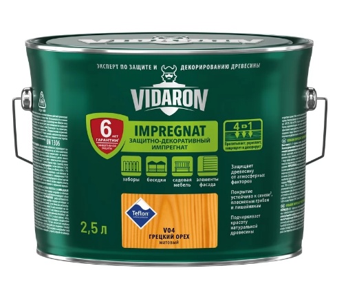 Пропитка для дерева Vidaron V04 2.5L
