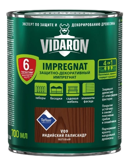 Пропитка для дерева Vidaron V09 0.70L