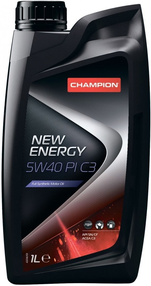 Моторное масло Champion New Energy 5W40 PI C3 1L