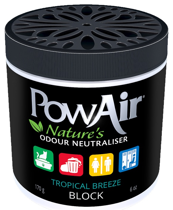 Neutralizator mirosuri PowAir Block Tropical Breeze 170g