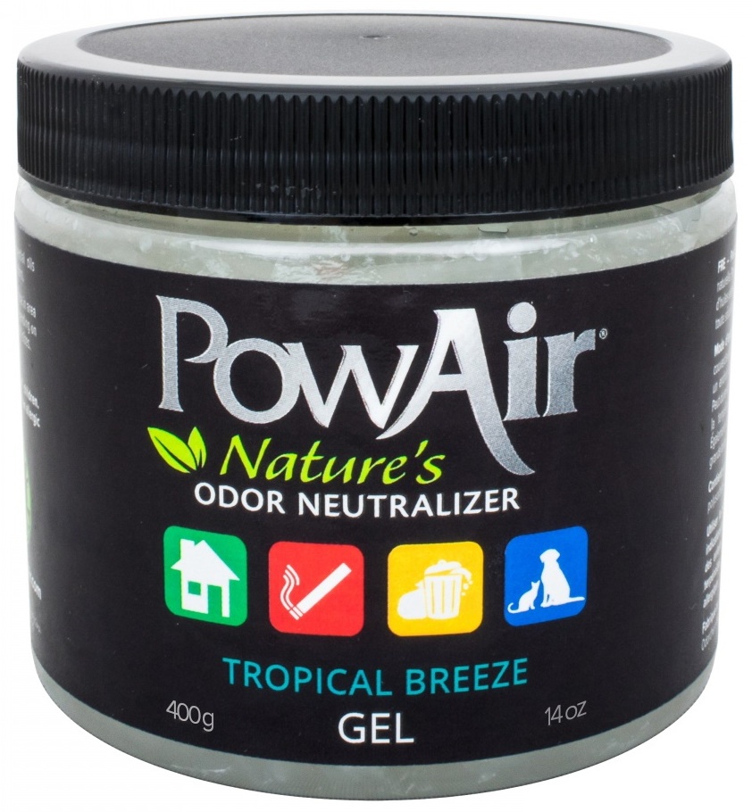 Neutralizator mirosuri PowAir Gel Tropical Breeze 400g