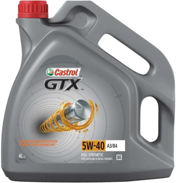 Моторное масло Castrol GTX 5W40 4L