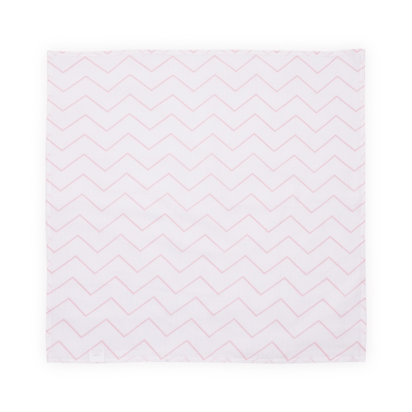 Plapumă pentru bebeluși Lorelli Muslin Swaddle Blanket 80x80cm Pink Lines (10340091902)