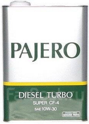 Моторное масло Mitsubishi Pajero Diesel Turbo CF-4 10W-30 4L