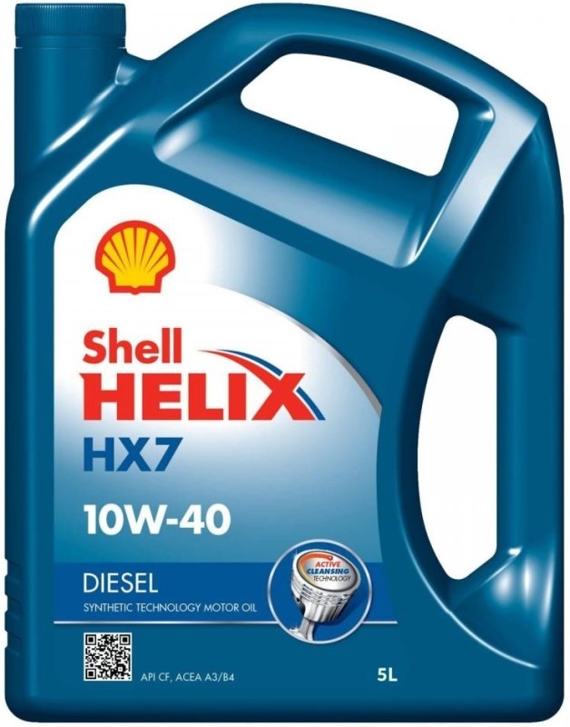 Моторное масло Shell Helix HX7 10W-40 5L